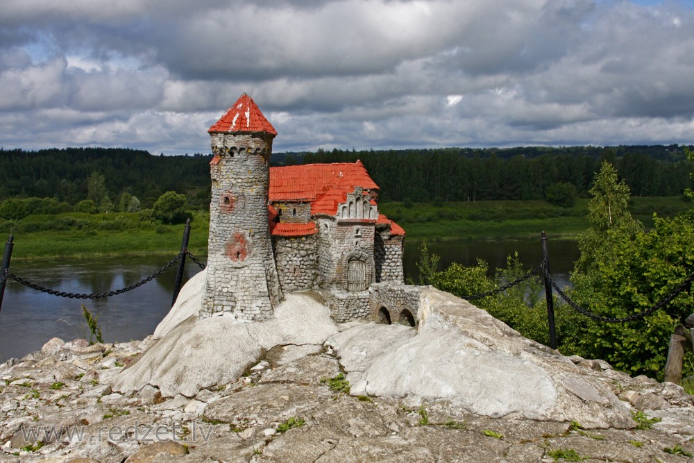 Dinaburg castle model, Latvia