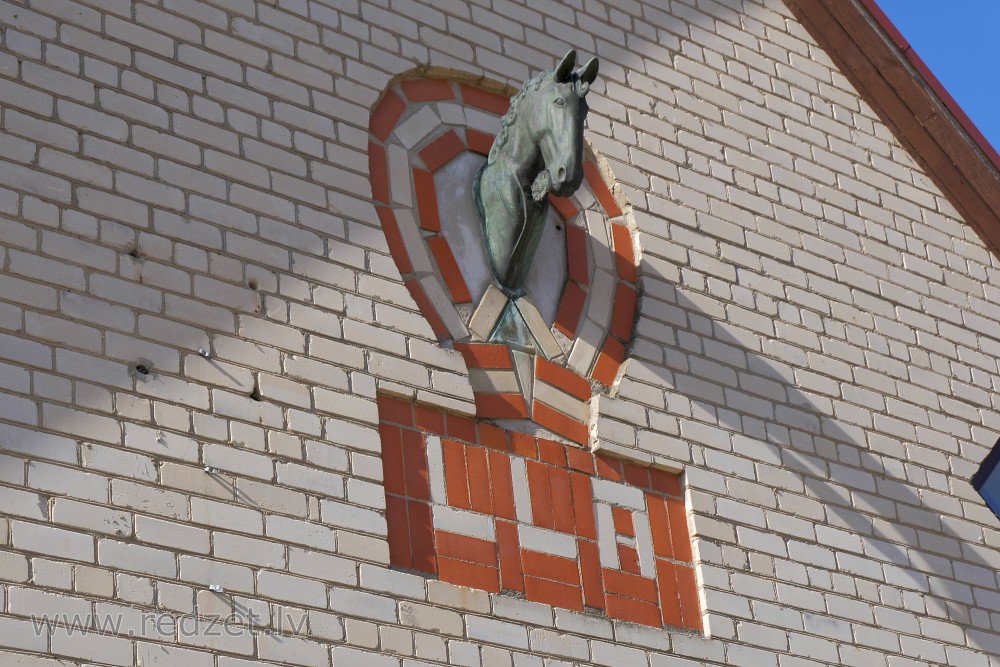 Horse Head Sculpture at LLU Horse-Breeding Training Centre Mušķi Horse Stable