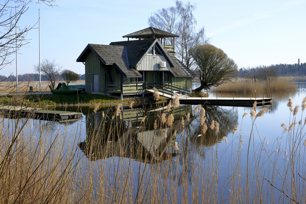 Boat station of Kaņieris lake