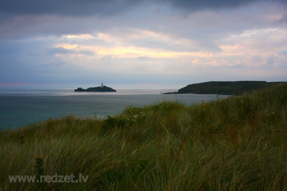 Landscape with Godrevy Lighthouse
