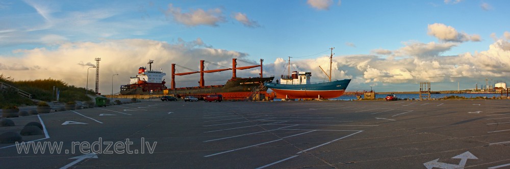 Near the South Pier of Ventspils