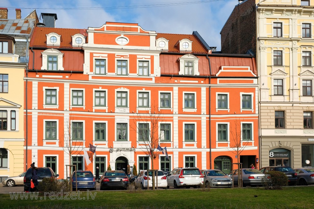 Apartment building in Jēkaba Street 24, Riga, Latvia