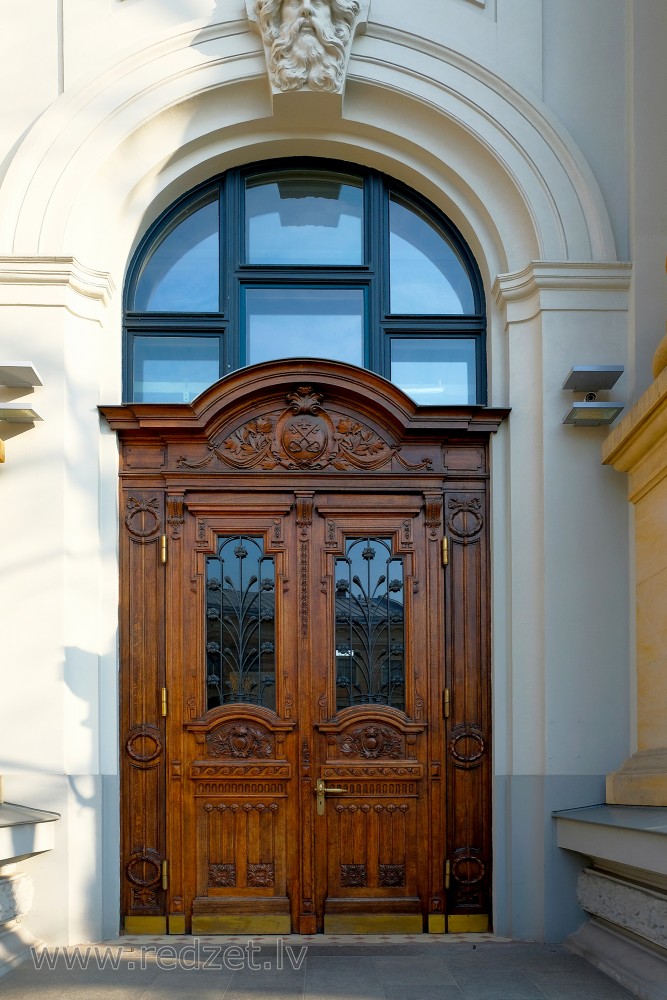 Entrance Portal Of Latvian National Museum of Art