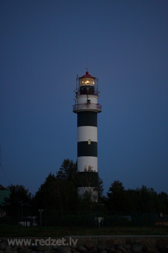 Daugavgrīva Lighthouse in Night