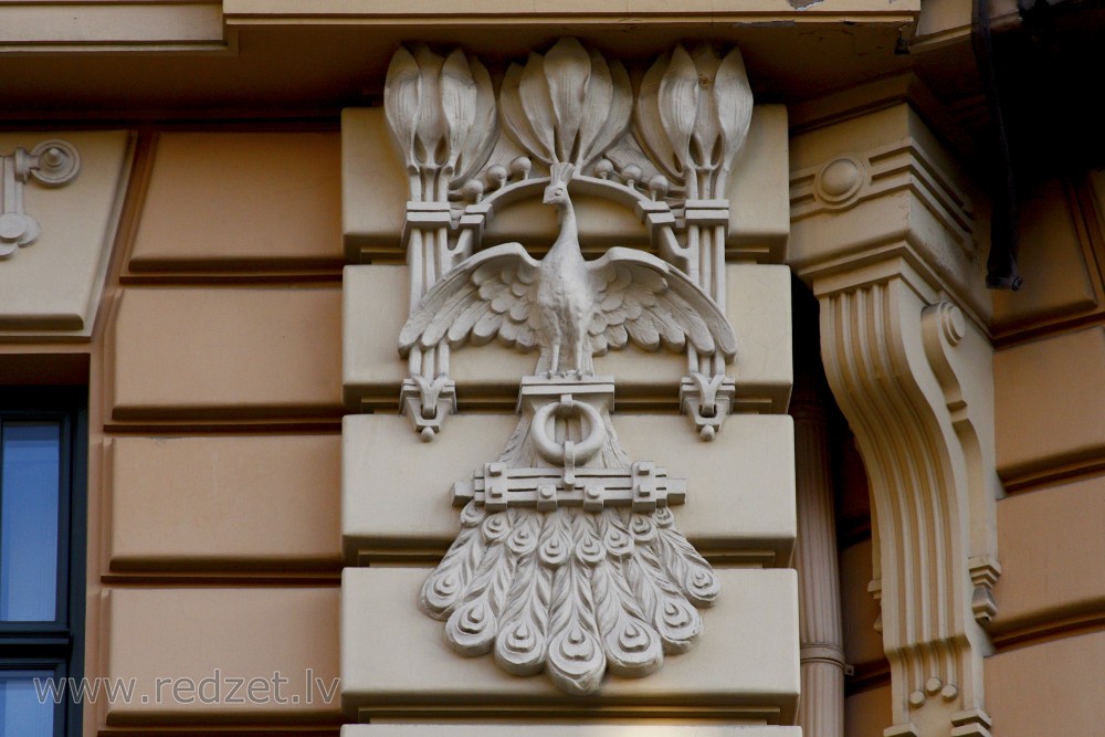 Art Nouveau Decorative Element of the Facade