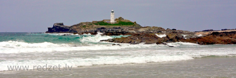Godrevy Lighthouse Panorama, Cornwall