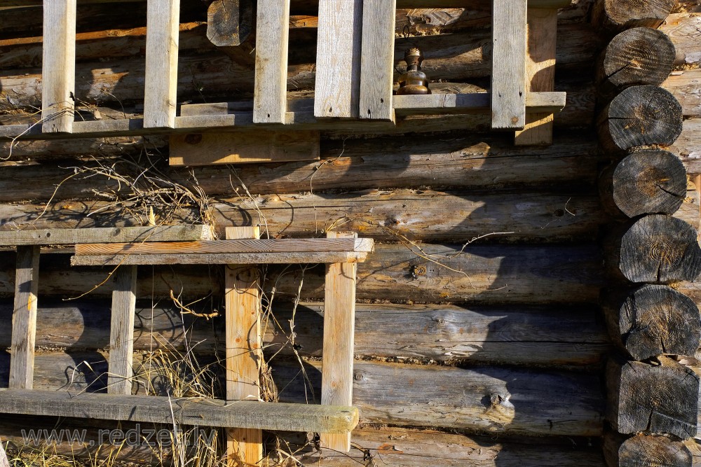 Fragment of a Log House