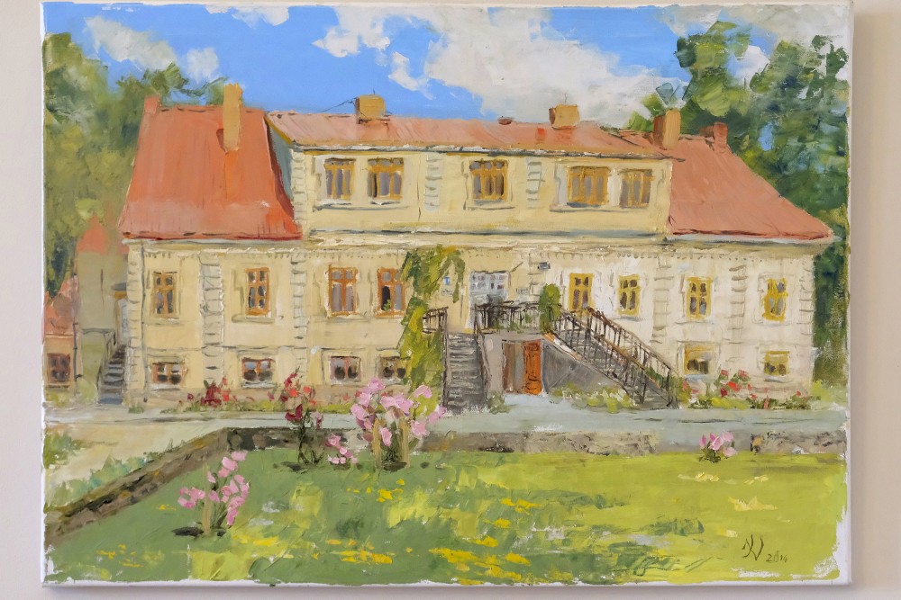 A Painting of Spāre Manor