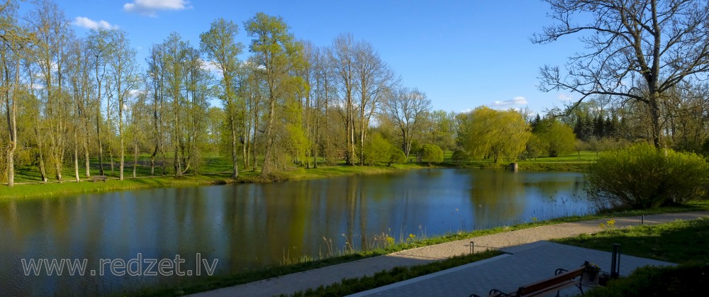 Pond of Jaunmoku Castle