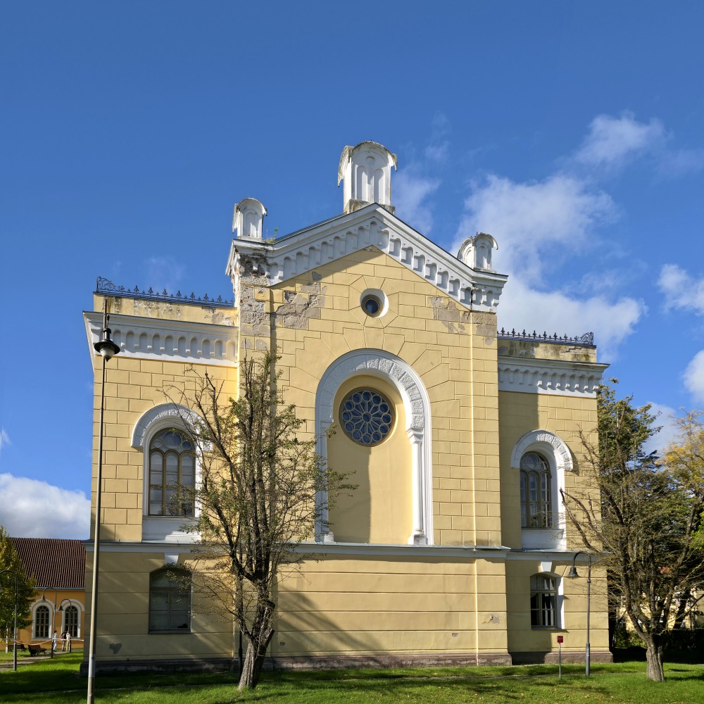 The Great Synagogue of Kuldīga (currently the Kuldīga Main Library)