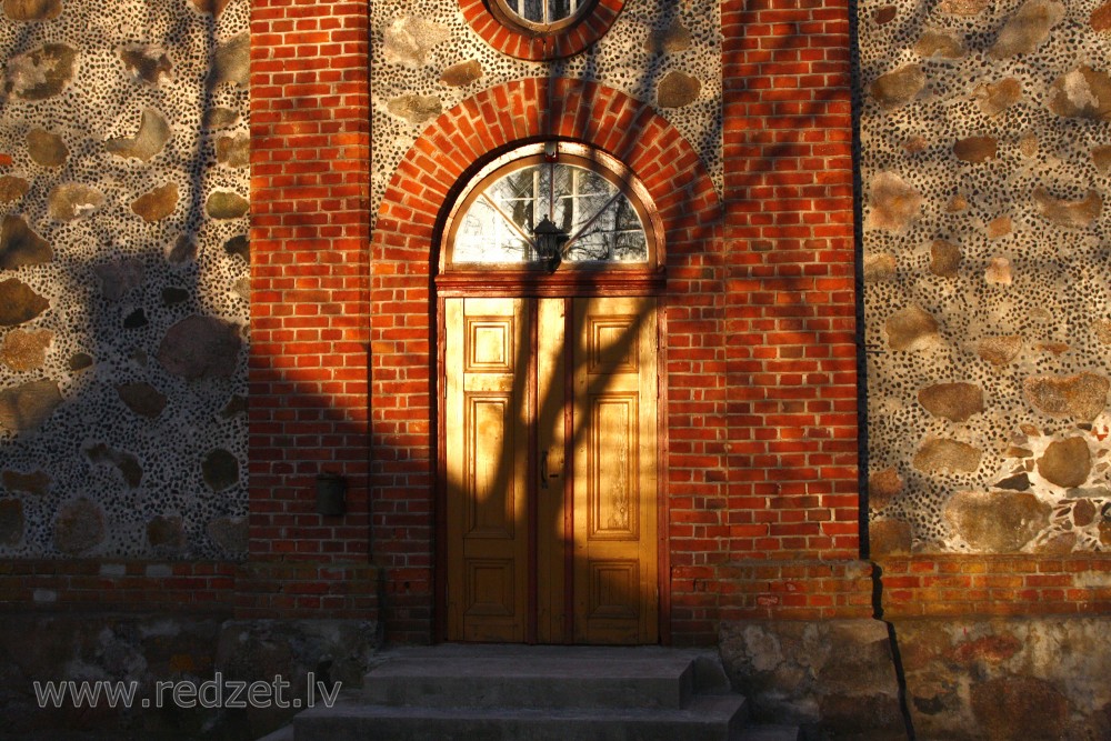 Entrance Portal Of Kolka Orthodox Church