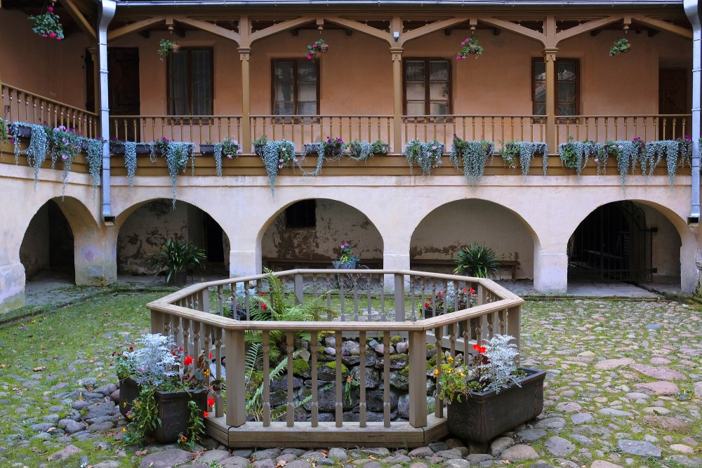 Inner Courtyard of Edol Castle