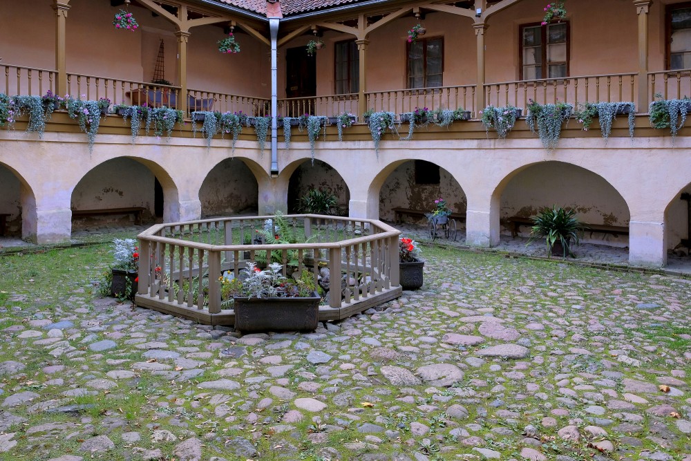 Inner Courtyard of Edol Castle