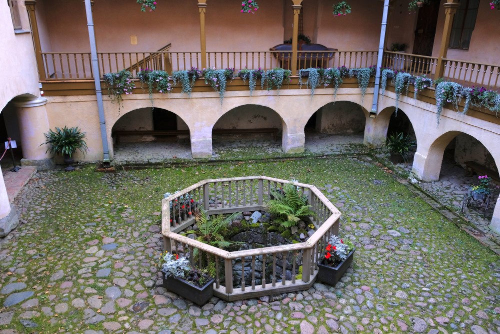 Inner Courtyard of Edol Castle