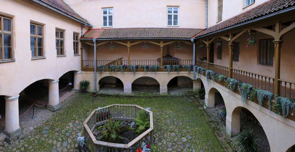 Inner Courtyard of Edol Castle