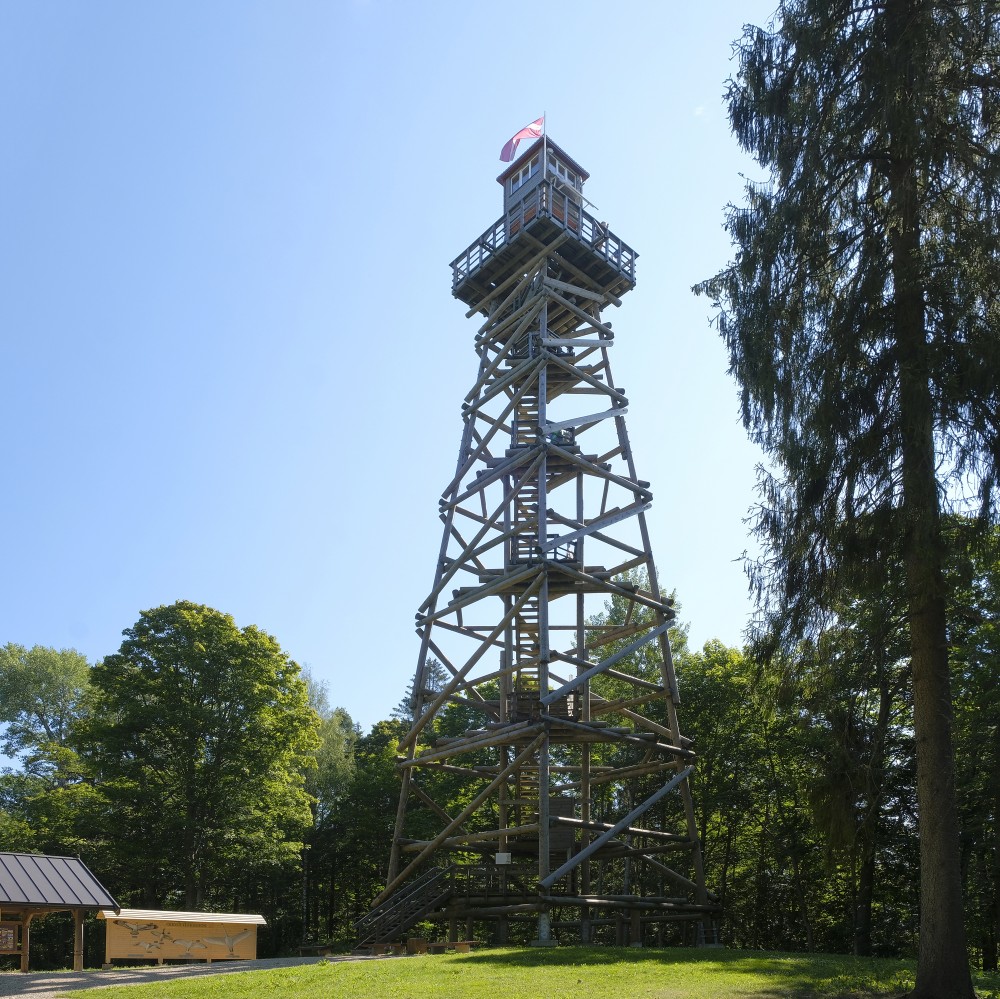 Alūksne Sightseeing Tower in Temple Hill