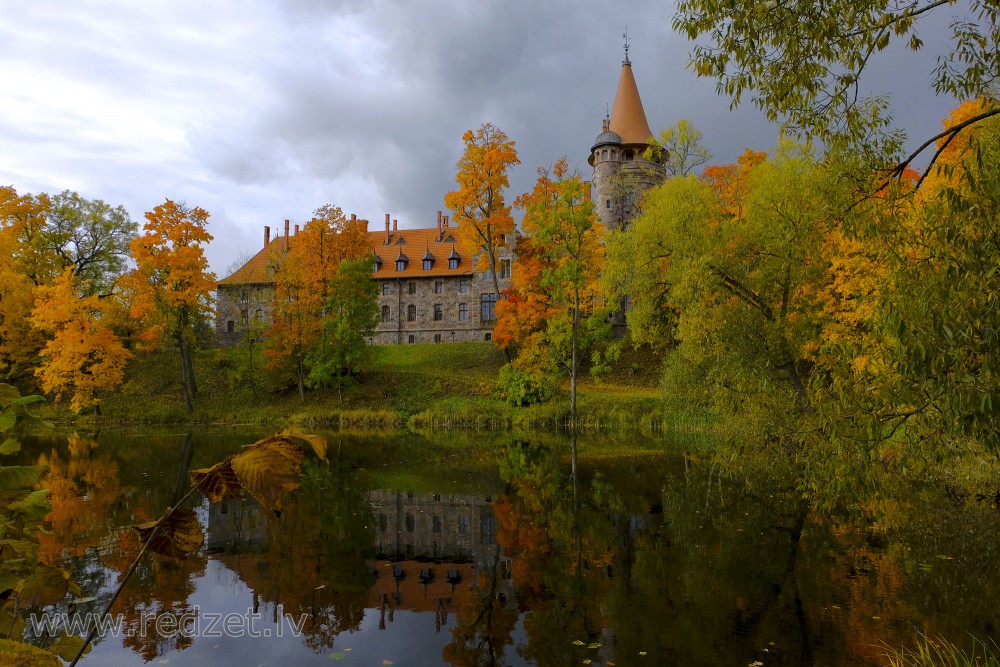 Cesvaine Palace in Autumn