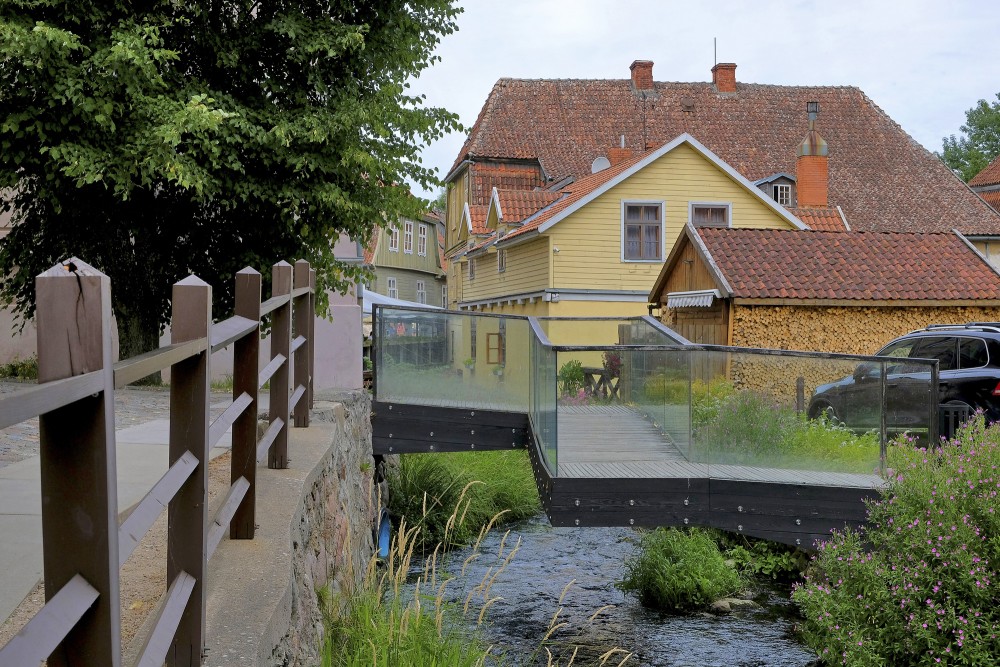The Bridge over Alekšupīte near the Kuldīga District Council