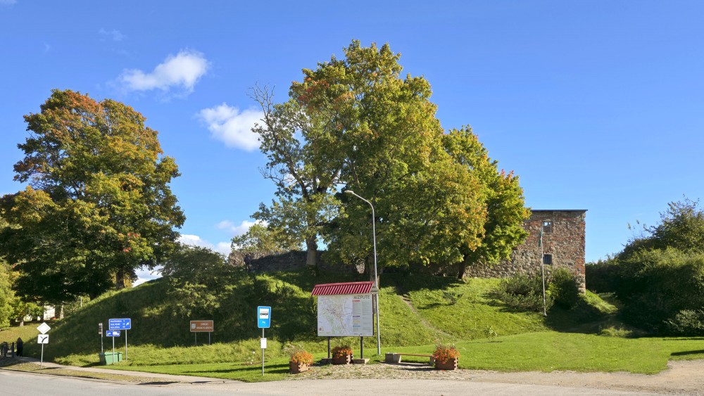 Aizpute Livonian Order Castle Ruins