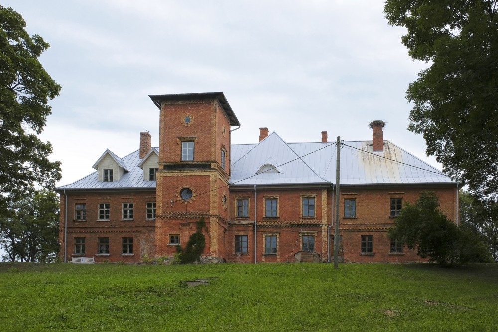 The Red Palace in Gulbene