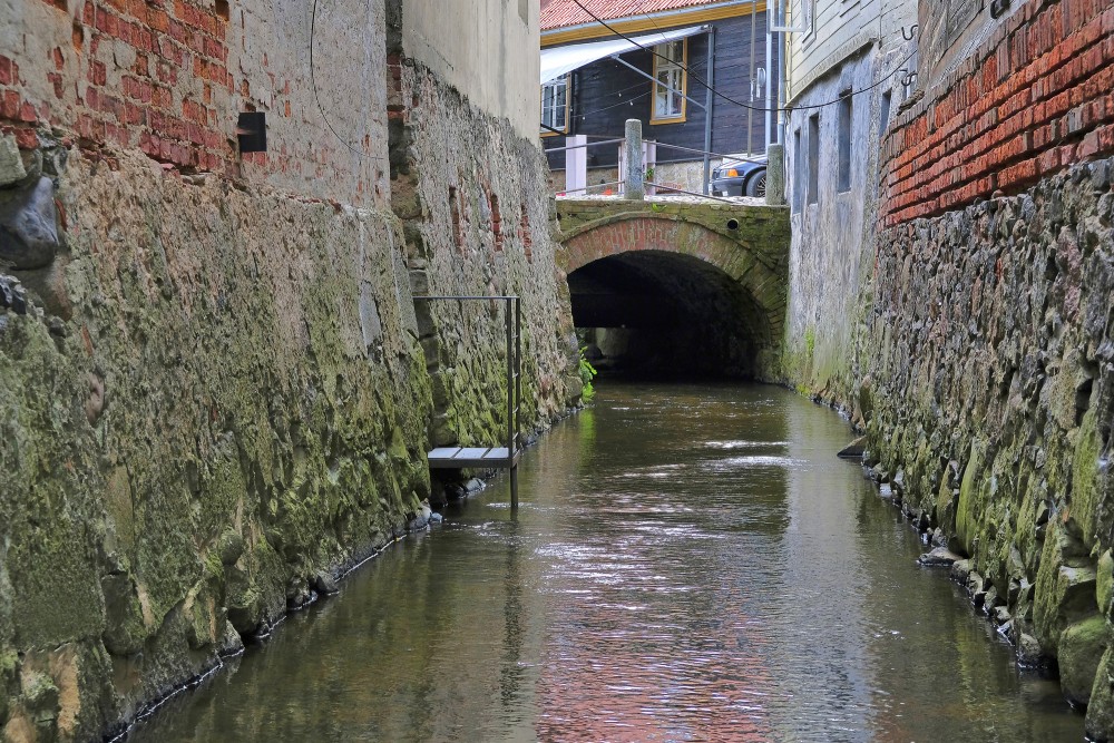 Pasta Street Bridge over Alekšupīte River