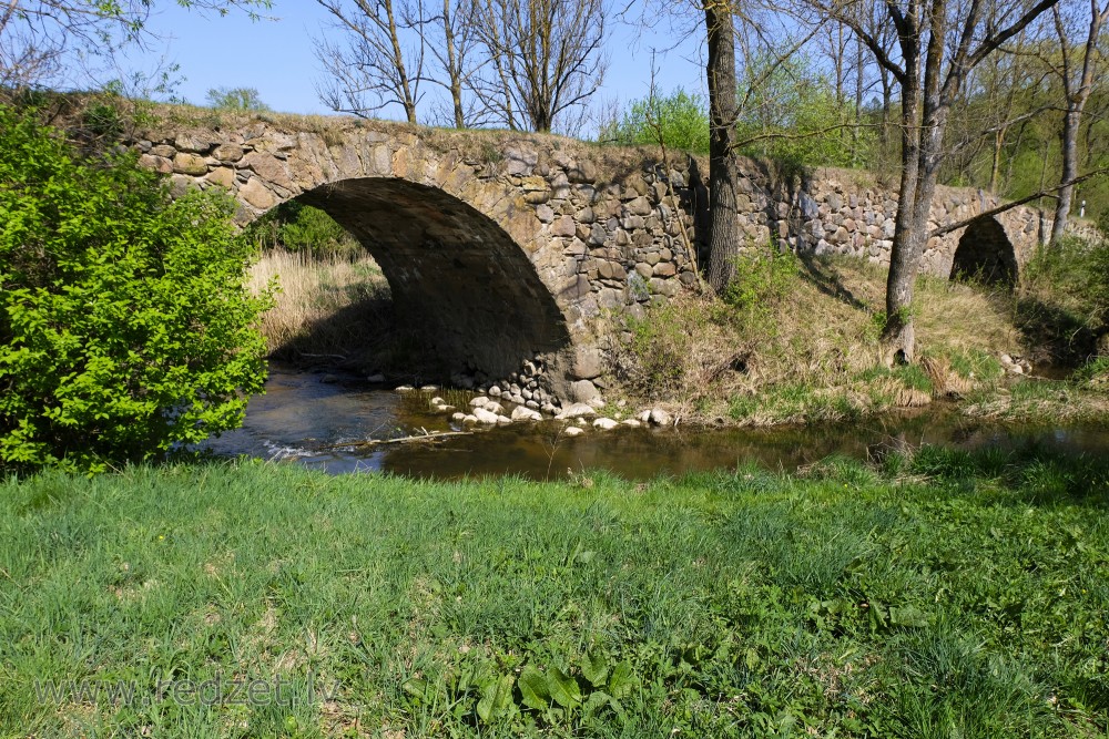 Two of Three Arches of Mūrmuiža Stone Bridge