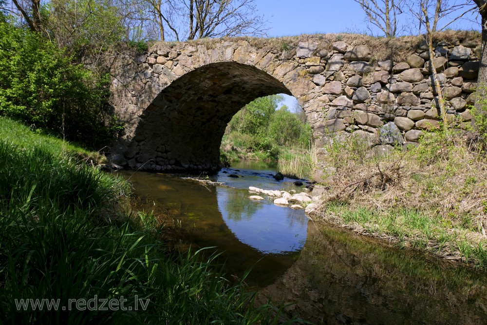 Near Mūrmuiža Stone Bridge in Spring