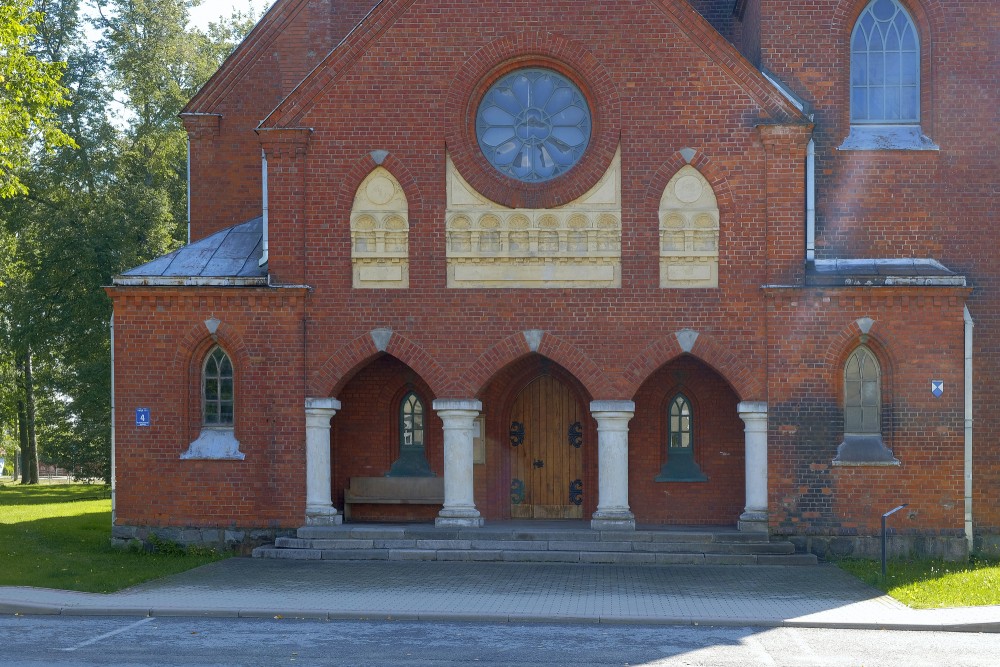 Entrance Portal of Rēzekne Lutheran Church