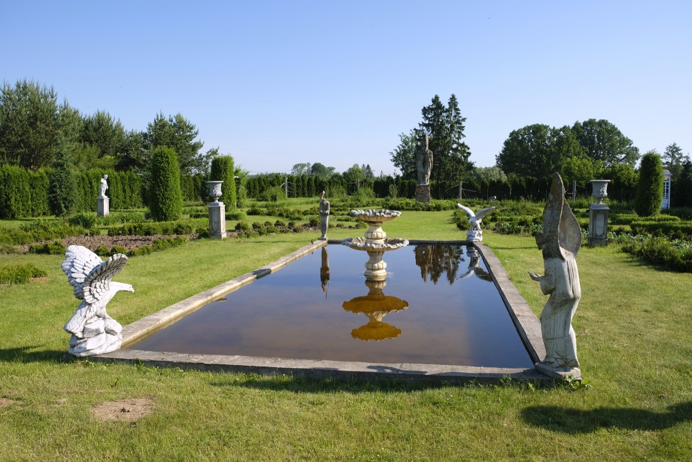 Renaissance Garden of Brukna Manor