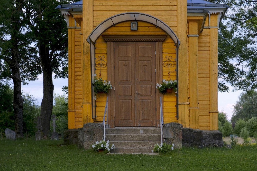 Riebiņu pareizticīgo baznīcas ieejas portāls