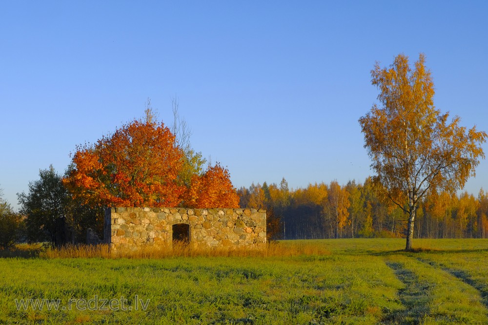 Stone Masonry Building Ruin