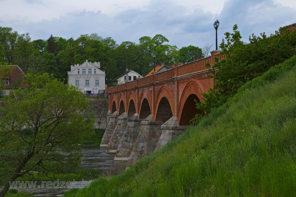 Brick Bridge across the Venta river, Latvia