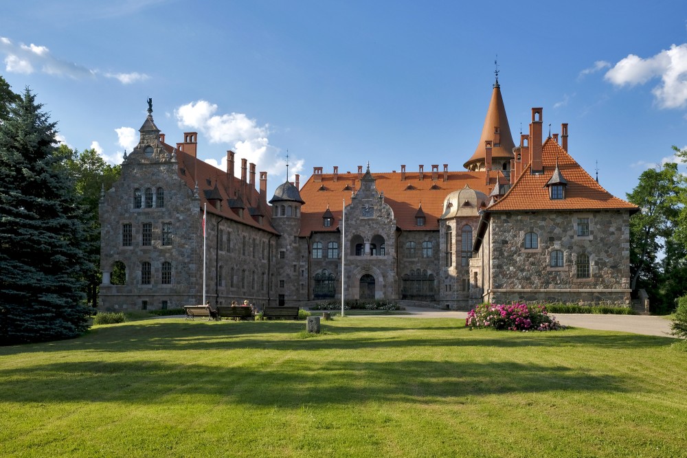 View of Cesvaine Palace