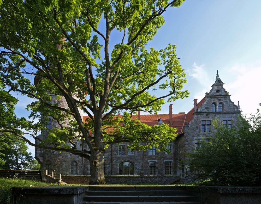 Cesvaine Palace from the Park Side 