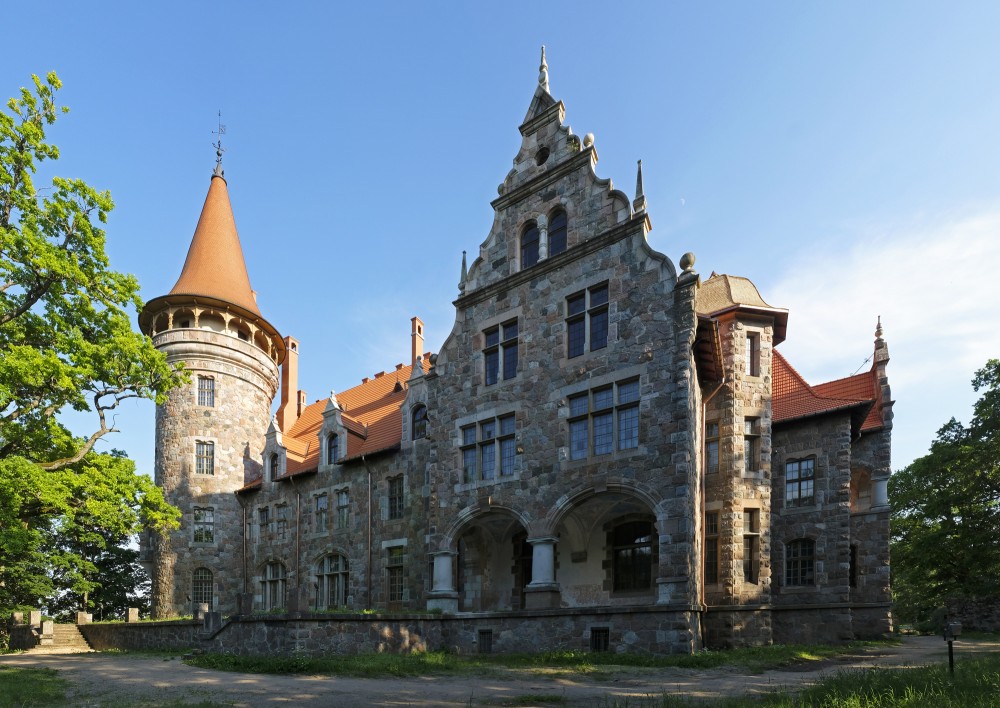 Cesvaine Palace from the Park Side 