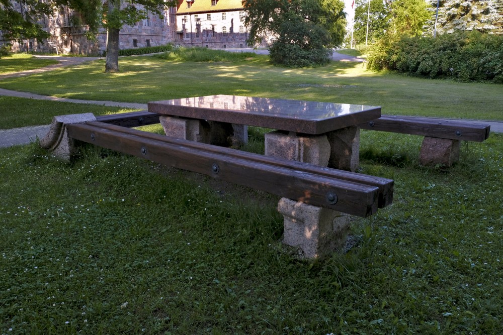 Stone Table near Cesvaine Palace