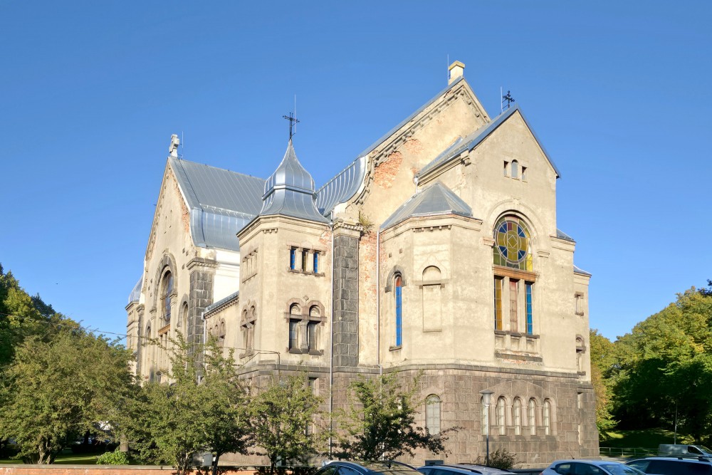 Liepājas Lutera baznīcas apjoms un arhitektūras detaļas