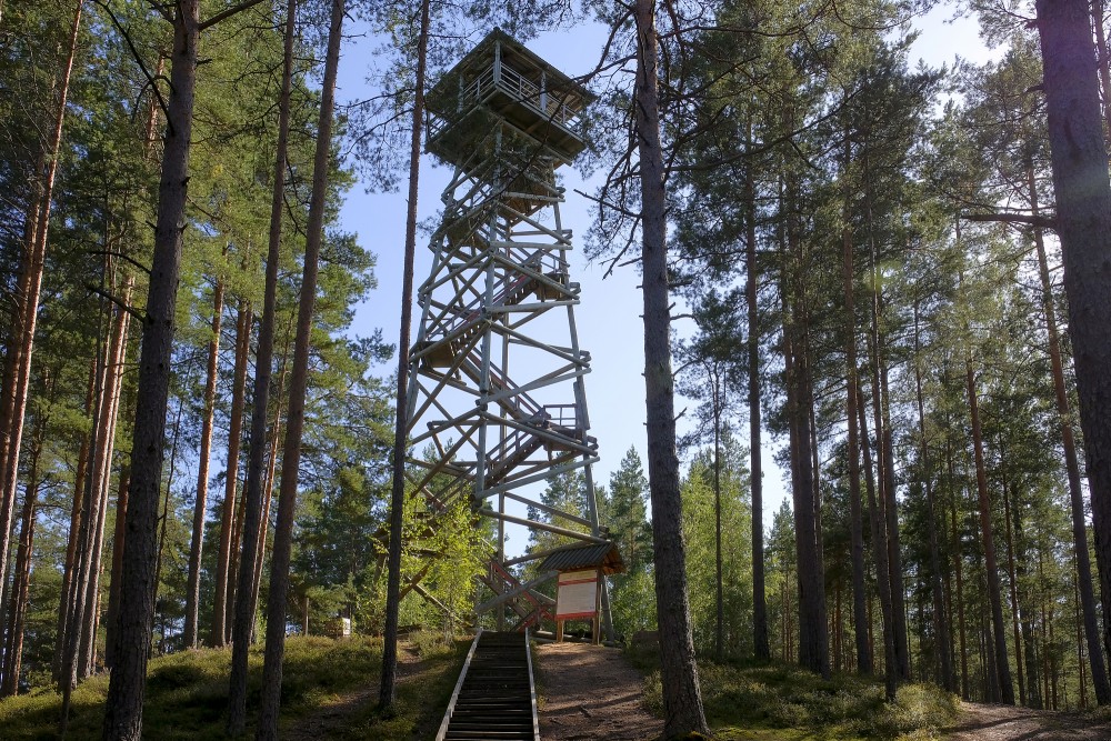 Viewing Tower in Ūdrukalns