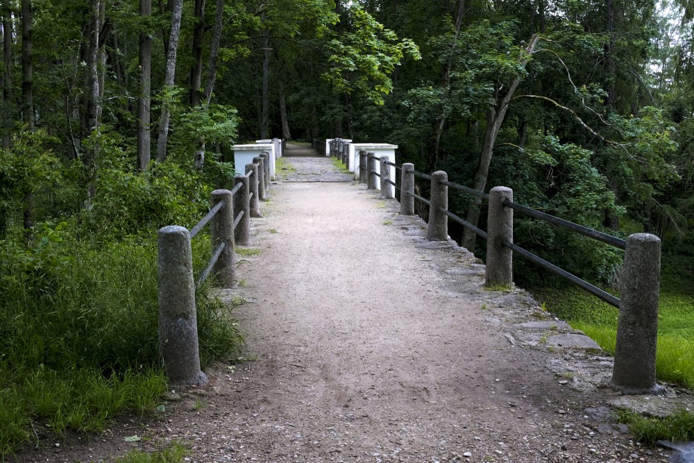 Boulder Footbridge in Durbe Castle Park