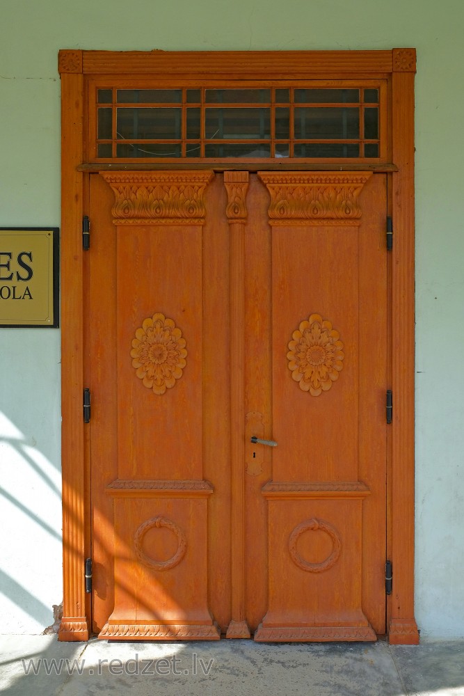 Entrance Portal Of Pope Manor Castle