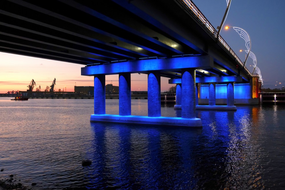 Drawbridge over the River Venta (Ventspils)