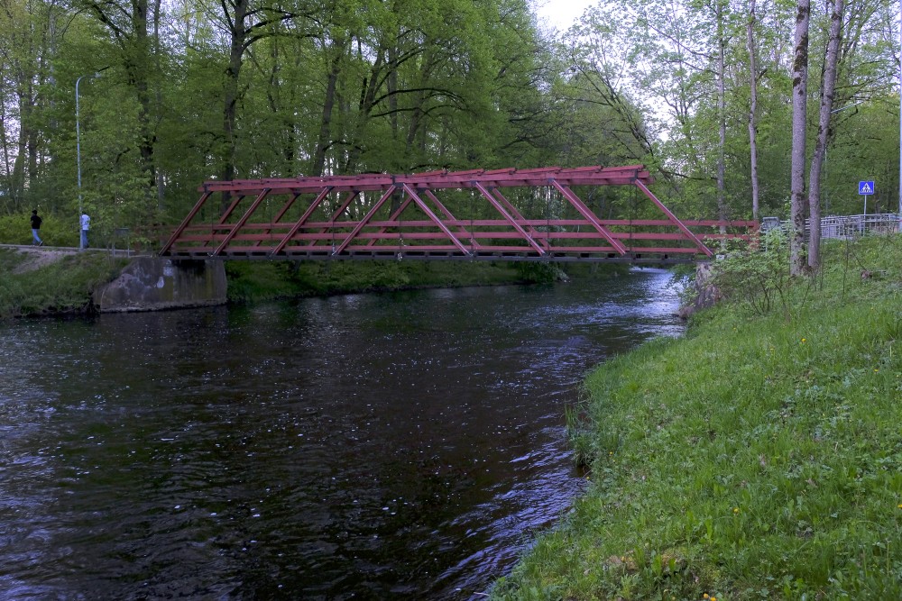 Gājēju tilts Iecavas parkā