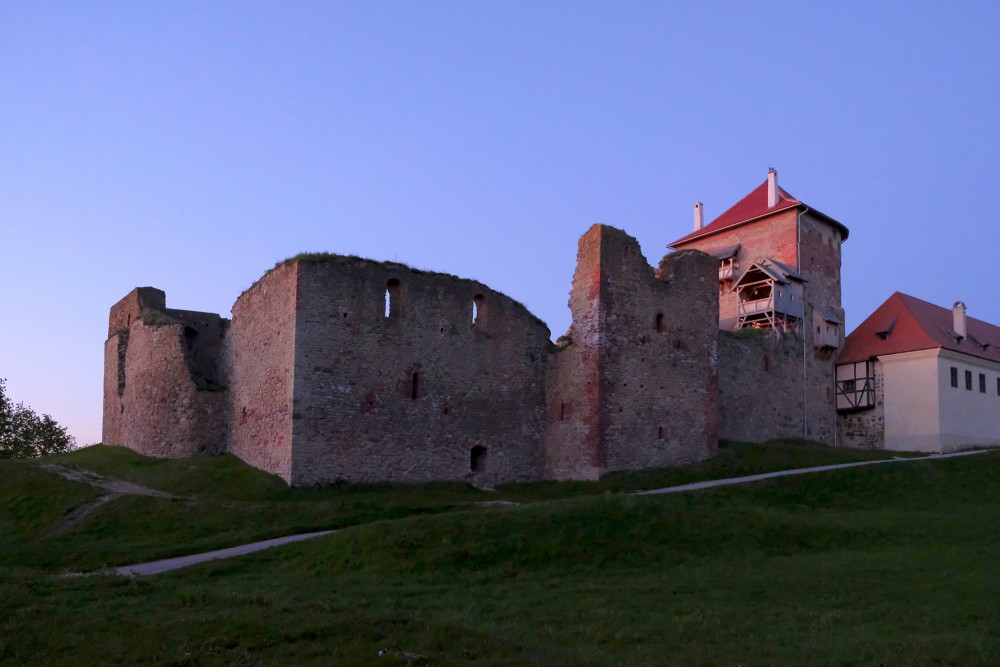 Bauska Castle at Night