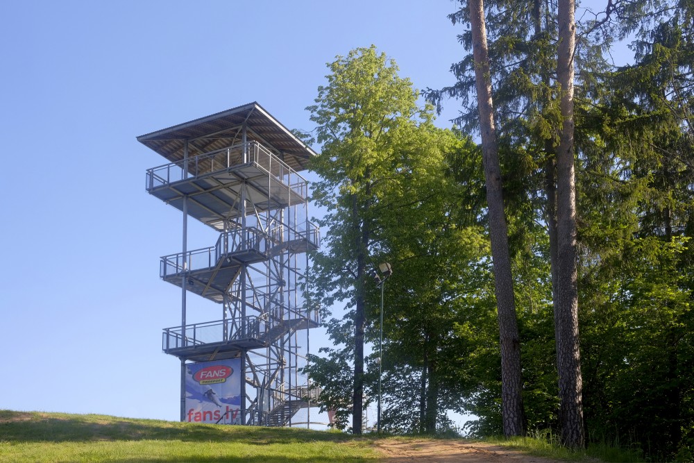 Observation Tower In Riekstukalns