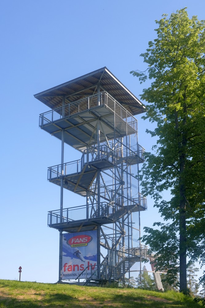 Observation Tower In Riekstukalns
