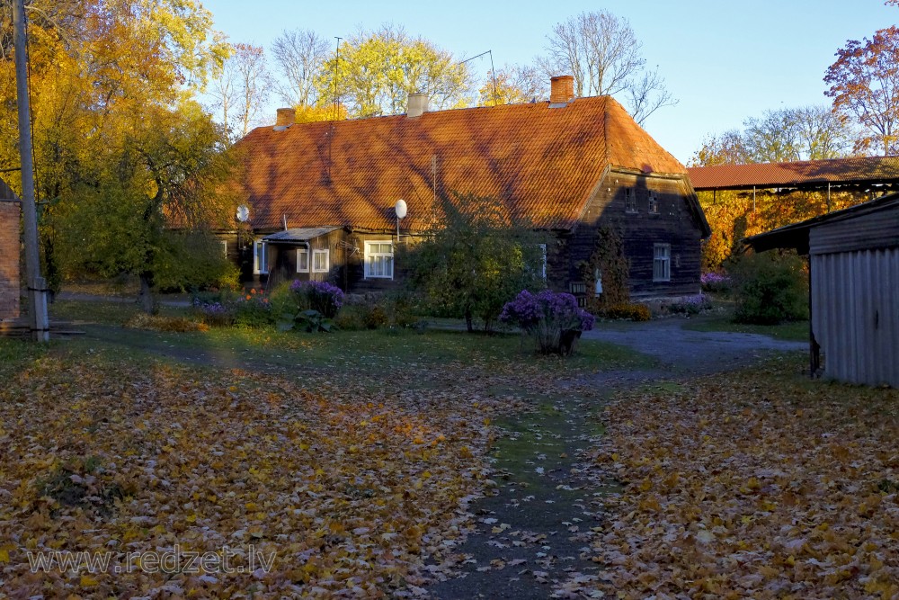 Log house, Kalnamuiza Manor, Latvia