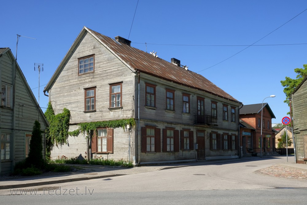 Wooden house in Talsi, Latvia