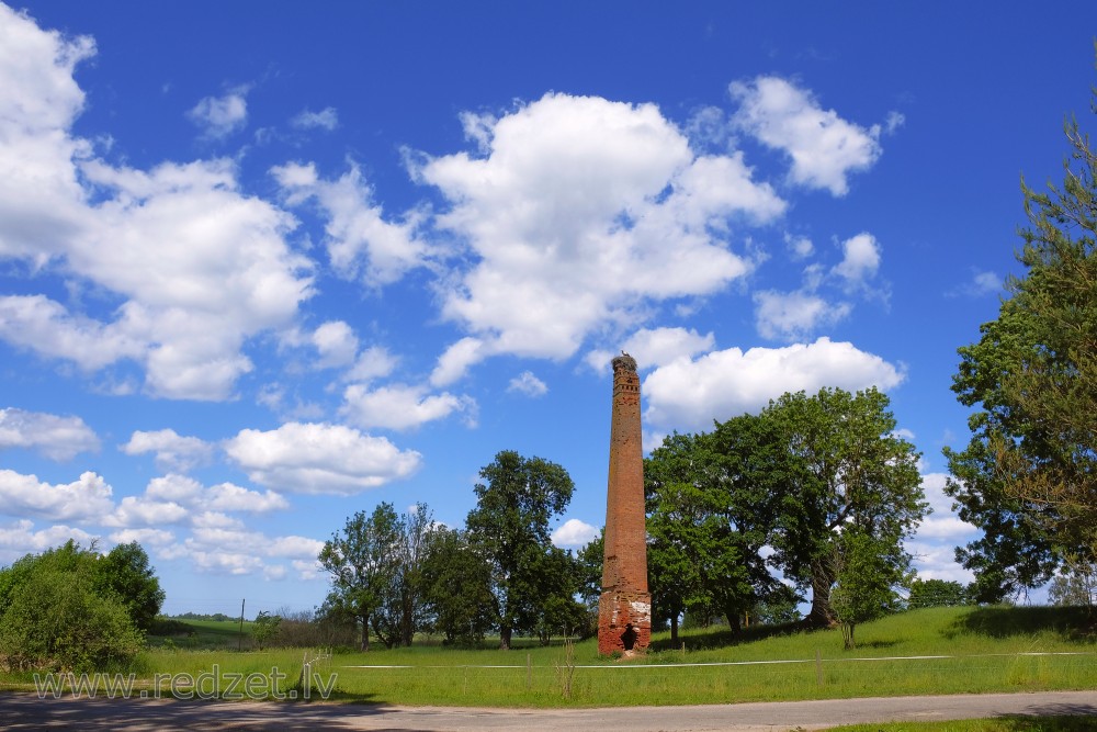 Landscape With Old Chimney