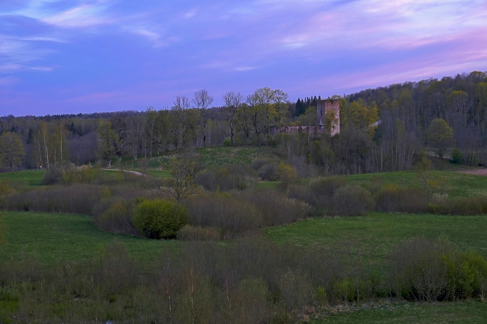 View Of The Embūte Church Ruins