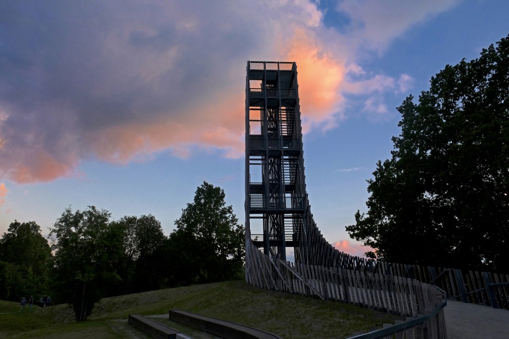Kuldīga View Tower at Sunset